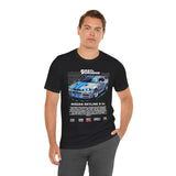 Nissan Skyline GT R R34 Inspired Illustrated JDM Racing Car Graphic T Shirt Iconic Japanese Performance Street Racing Culture Automotive Streetwear Gift For Car Enthusiasts