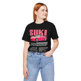 Pink Custom Roadster Blueprint Art Unisex Heavy Cotton Tee Retro Tuner Inspired Streetwear Graphic Shirt for Car Lovers and Daily Casual Wear