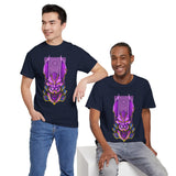 Bills Samurai Unisex Heavy Cotton Tee Futuristic Neon Warrior Design Bold Japanese Inspired Streetwear Graphic T Shirt for Men and Women Artistic Cyber Aesthetic Perfect Gift for Anime and Samurai Art...