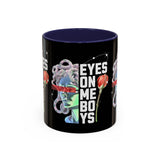 Eyes On Me Boys Medusa Accent Coffee Mug 11oz 15oz Mythological Streetwear Bold Empowerment Design Perfect Gift for Coffee Lovers Friends Birthdays Daily Motivation