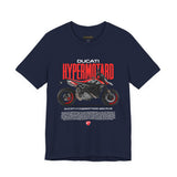Italian Supermoto Inspired Hypermotard Style Motorcycle Graphic Unisex Heavy Cotton Tee Premium Racing Streetwear T Shirt for Riders Bikers Enthusiasts and Everyday Wear