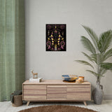 Anubis Balance God Matte Vertical Poster Egyptian Mythology Wall Art Cosmic Balance Decor For Home Office Gym Tattoo Studio Spiritual Aesthetic And Modern Streetwear Art Lovers