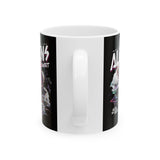 Aliens Exist UFO Ceramic Coffee Mug Sci Fi Extraterrestrial Alien Glitch Graphic Cup