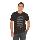 Japanese Performance Skyline Style Coupe Unisex Streetwear Tee High Speed Racing Car Graphic Shirt JDM Culture Drift Inspired Automotive Art Design Urban Fashion For Car Lovers