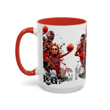 Legends On Court Ceramic Mug Basketball Gift For Sports Fans Gym Lovers Urban Lifestyle Drinkware Bold Streetwear Design Perfect For Coffee Tea And Everyday Motivation