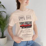 Classic 1965 Fastback Muscle Car Illustration Unisex Heavy Cotton Tee Retro Collector Streetwear Gift Shirt