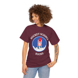 Rocket Science Rocks Unisex Heavy Cotton Tee Space Exploration T Shirt Astronomy STEM Education Science Lover Gift Astronaut Geek Nerd Graphic Top