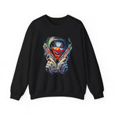 Fearless Grin Street Clown Sweatshirt Premium Urban Graphic Crewneck Streetwear Power Statement Design For Alpha Confidence And Bold Mindset