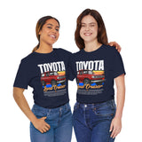 Toyota Land Cruiser Classic Off Road SUV Inspired Illustrated 4x4 Adventure Graphic T Shirt Vintage Overland Utility Vehicle Automotive Streetwear Rugged Travel Lifestyle Gift For SUV Enthusiasts