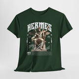 Hermes Greek Mythology Unisex Heavy Cotton Tee Ancient God of Communication and Travel Streetwear Graphic T Shirt