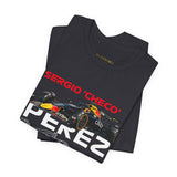 Sergio Checo Perez Inspired Formula Racing Graphic Unisex Tee Motorsport Streetwear Speed Culture Track Day Apparel Racing Fan Tribute Design For Formula Racing Enthusiasts