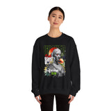 Wicked Supreme Unisex Heavy Blend Crewneck Sweatshirt Statue Art Graphic Pullover Bold Supreme Inspired Streetwear Vintage Aesthetic Fashion