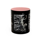 Inspire Strength Ignite Courage Ceramic Mug Motivational Coffee Cup Bold Graphic Durable Everyday Drinkware