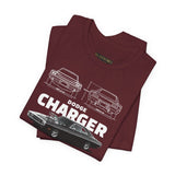 Legendary Retro Muscle Coupe Blueprint Unisex Heavy Cotton Tee Powerful Vintage Streetwear Art Shirt for Car Lovers & Collectors
