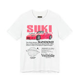 Pink Custom Roadster Blueprint Art Unisex Heavy Cotton Tee Retro Tuner Inspired Streetwear Graphic Shirt for Car Lovers and Daily Casual Wear