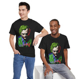 The Jocker Why So Serious Within Unisex Heavy Cotton Tee Bold Psychological Streetwear Art Dark Emotion Graphic Shirt for Fearless Thinkers and Urban Rebels