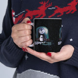 Space Exploration Ceramic Mug Coffee Cup Galaxy Earth Spaceship Astronomy Inspired Cosmic Universe Science Lover Nerd Geek Astronaut Teacher Gift