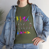 Unisex Yoga Graphic T Shirt Colorful Pose Typography Tee Spiritual Mindfulness Meditation Fitness Lifestyle Heavy Cotton Top for Men and Women