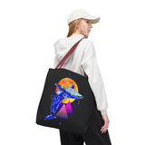 Ballena Cosmic Whale Art Eco Tote Bag Vibrant Geometric Ocean Design Durable Canvas Reusable Shopping Bag Premium Artistic Streetwear Accessory Perfect Gift for Nature Lovers Dreamers and Creative Thinkers