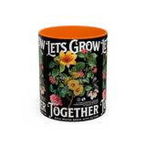 Heart Flower Accent Coffee Mug Bold Anatomical Heart Floral Design Motivational Ceramic Cup Empowering Symbol of Love Strength and Vitality Perfect Gift for Coffee Lovers Friends Birthdays Office Desk and Cozy Tea Moments