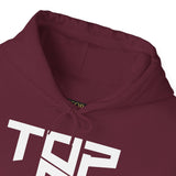 Top G Andrew Tate Graphic Hoodie Black Unisex Streetwear Motivational Hustle Pullover Sweatshirt Bold Typography Design