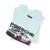 High-Performance Track Machine Blueprint Design Unisex Heavy Cotton Tee Powerful Street Racing Inspired Graphic Shirt