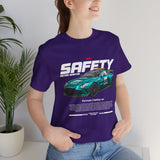 Formula One Safety Car Inspired Motorsport Graphic Unisex Tee High Performance Racing Streetwear Track Day Apparel Pace Car Design For Racing Fans Speed Culture Enthusiasts