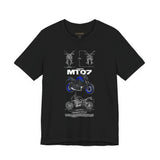 MT07 Inspired Hypernaked Motorcycle Art Unisex Heavy Cotton Tee Bold Rider Streetwear Graphic Apparel