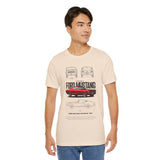 Classic 1965 Fastback Muscle Car Illustration Unisex Heavy Cotton Tee Retro Collector Streetwear Gift Shirt