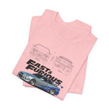 Nissan Skyline R34 GTR Inspired Illustrated JDM Performance Sports Car Graphic T Shirt Japanese Turbo Street Racing Automotive Streetwear Iconic 90s Car Culture Gift For JDM Enthusiasts