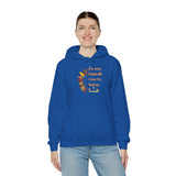 Ho’oponopono Sunflower Unisex Hoodie Heavy Blend Pullover Sweatshirt Healing Affirmation Spiritual Gratitude Mindfulness Positive Energy Streetwear