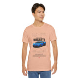 Blue Hypercar Artwork Unisex Heavy Cotton Tee High Speed Performance Inspired Streetwear Graphic Shirt For Car Enthusiasts And Automotive Art Collectors