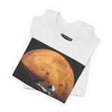 Mars Explorer Astronaut Unisex Heavy Cotton Tee Futuristic Space Adventure Graphic Shirt Inspiring Sci Fi Design Perfect Gift for Dreamers and Space Lovers