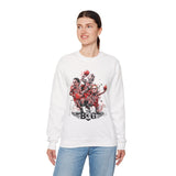 Legends On Court Unisex Heavy Blend Crewneck Sweatshirt Basketball Streetwear Athletic Graphic Pullover Bold Sports Design Perfect Gift For Gym Lovers Urban Fashion Festivals And Basketball Fans