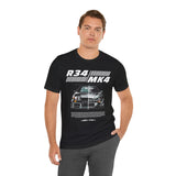 Dual Turbo Street Machine Graphic Unisex Heavy Cotton Tee High Performance Racing Car Split Design Shirt for Speed Lovers