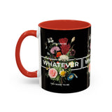 You Can Be Whatever Motivational Coffee Mug Ceramic White Accent Mug Bold Floral Empowerment Design Daily Reminder Positive Energy Drinkware Perfect Gift for Dreamers Friends Office and Home