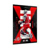 Air Ascent Glossy Poster Collector Edition Bold Motivational Wall Art Red Black Athletic Energy Modern Design For Gym Rooms Studios Offices And Ambitious Dreamers