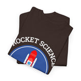 Rocket Science Rocks Unisex Heavy Cotton Tee Space Exploration T Shirt Astronomy STEM Education Science Lover Gift Astronaut Geek Nerd Graphic Top