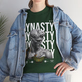 Dynasty Statue Graphic Unisex Heavy Cotton Tee Greek Sculpture Butterfly Streetwear Art Inspired T Shirt