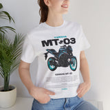MT03 Inspired Lightweight Street Motorcycle Art Unisex Heavy Cotton Tee Bold Rider Graphic Streetwear Apparel
