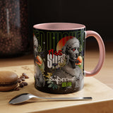 Wicked Supreme Accent Coffee Mug 11oz 15oz Statue Art Graphic Cup Supreme Inspired Streetwear Bust Design Bold Daily Motivation Ceramic Gift Drinkware