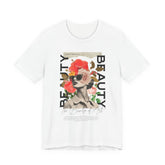 Beauty of Art Floral Collage Unisex Jersey Short Sleeve Tee Vintage Aesthetic Graphic Fashion Artistic Statement Streetwear T Shirt