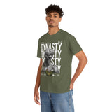 Dynasty Statue Graphic Unisex Heavy Cotton Tee Greek Sculpture Butterfly Streetwear Art Inspired T Shirt