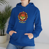Kathakali Unisex Hoodie Heavy Blend Pullover Sweatshirt Kerala Traditional Dance Art Graphic Indian Culture Onam Festival Heritage Malayalam Design