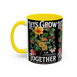 Heart Flower Accent Coffee Mug Bold Anatomical Heart Floral Design Motivational Ceramic Cup Empowering Symbol of Love Strength and Vitality Perfect Gift for Coffee Lovers Friends Birthdays Office Desk and Cozy Tea Moments