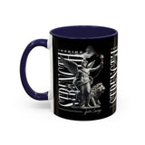 Inspire Strength Ignite Courage Ceramic Mug Motivational Coffee Cup Bold Graphic Durable Everyday Drinkware