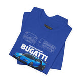 Blue Hypercar Artwork Unisex Heavy Cotton Tee High Speed Performance Inspired Streetwear Graphic Shirt For Car Enthusiasts And Automotive Art Collectors