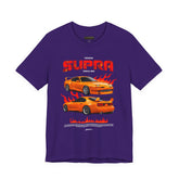 Japanese Turbo Legend Supra Inspired JDM Racing Graphic T Shirt Classic 90s Performance Car Streetwear Unisex Tee For Drift Track And Car Culture Fans
