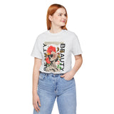 Beauty of Art Floral Collage Unisex Jersey Short Sleeve Tee Vintage Aesthetic Graphic Fashion Artistic Statement Streetwear T Shirt