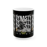 Dynasty Statue Graphic Ceramic Mug Greek Sculpture Butterfly Art Inspired Streetwear Aesthetic Coffee Tea Cup